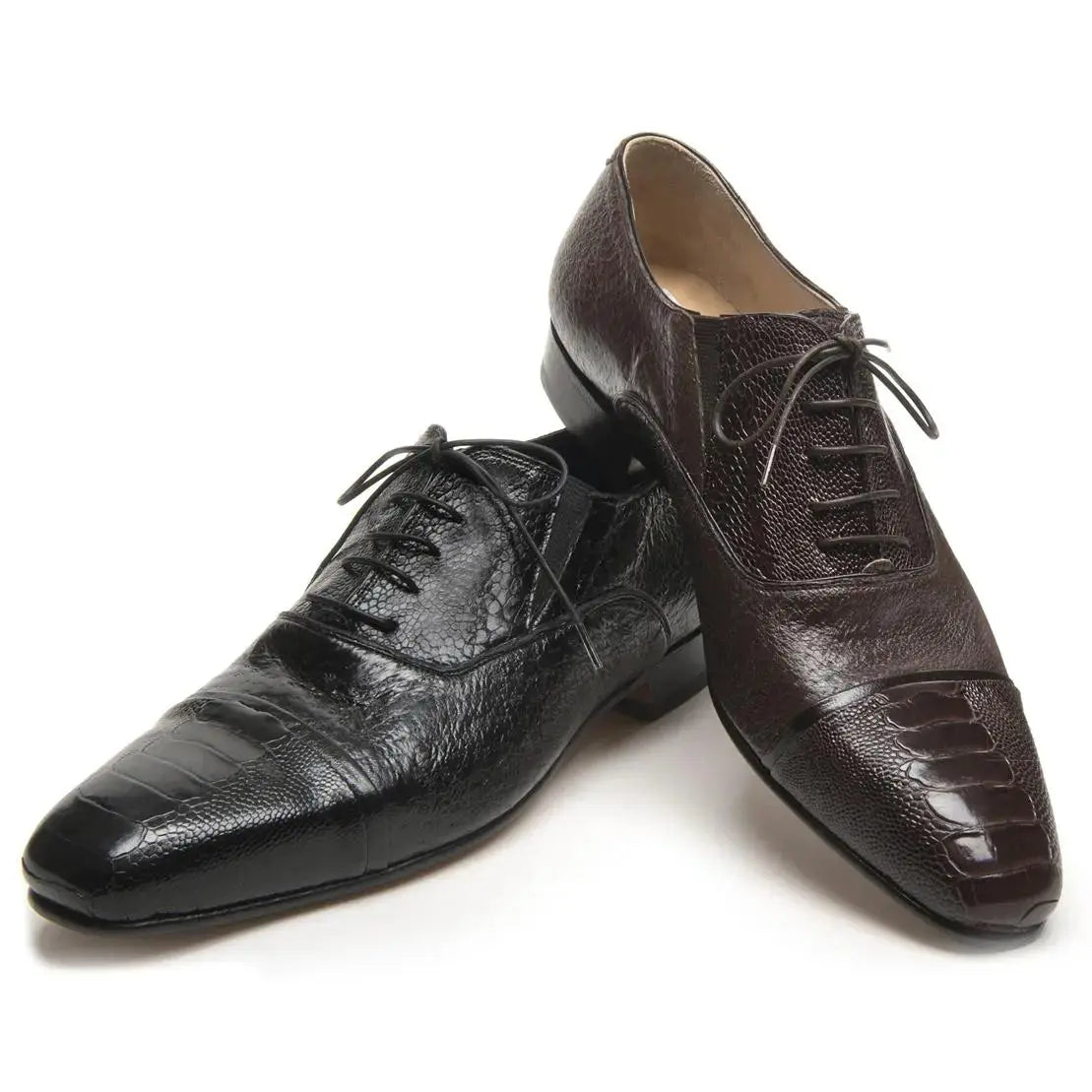 chinese dress ladies Blue Exotic Leather Slip On Loafers Men Dress Shoes main image 1