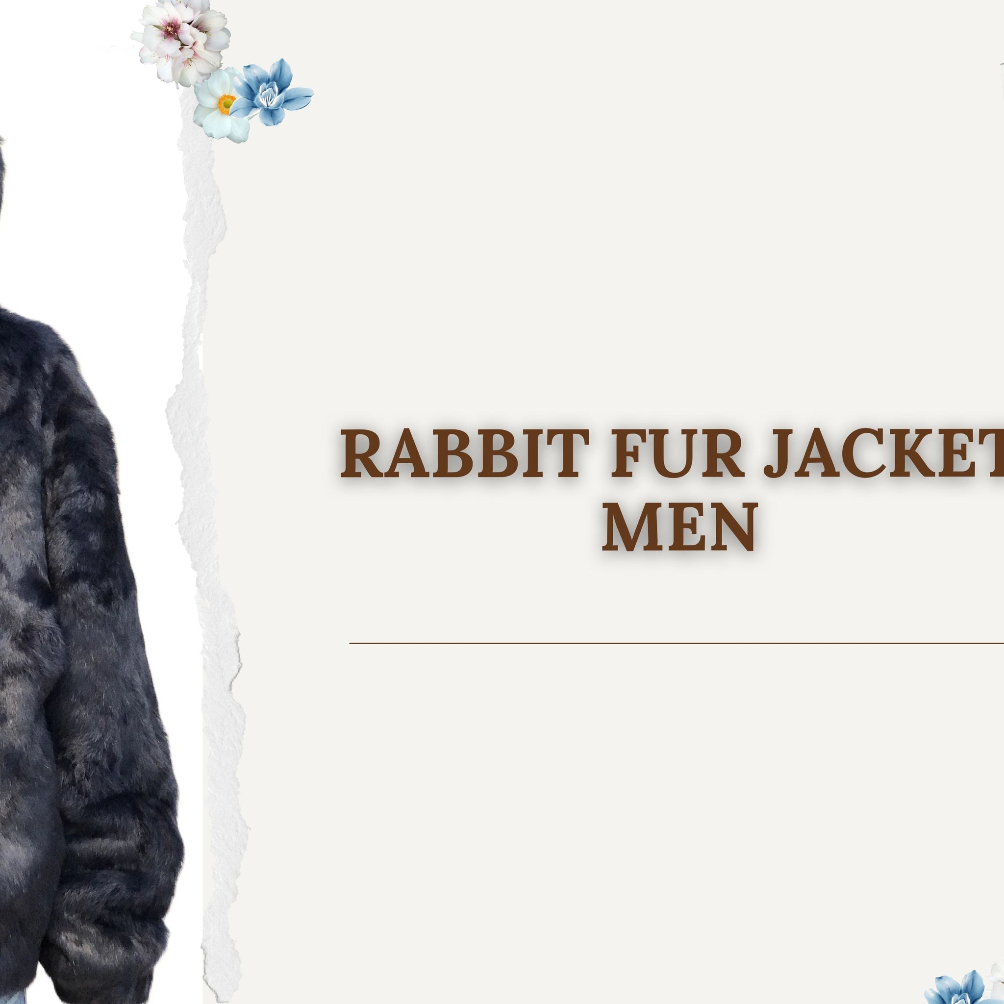 rabbit fur jacket men