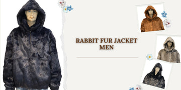 rabbit fur jacket men