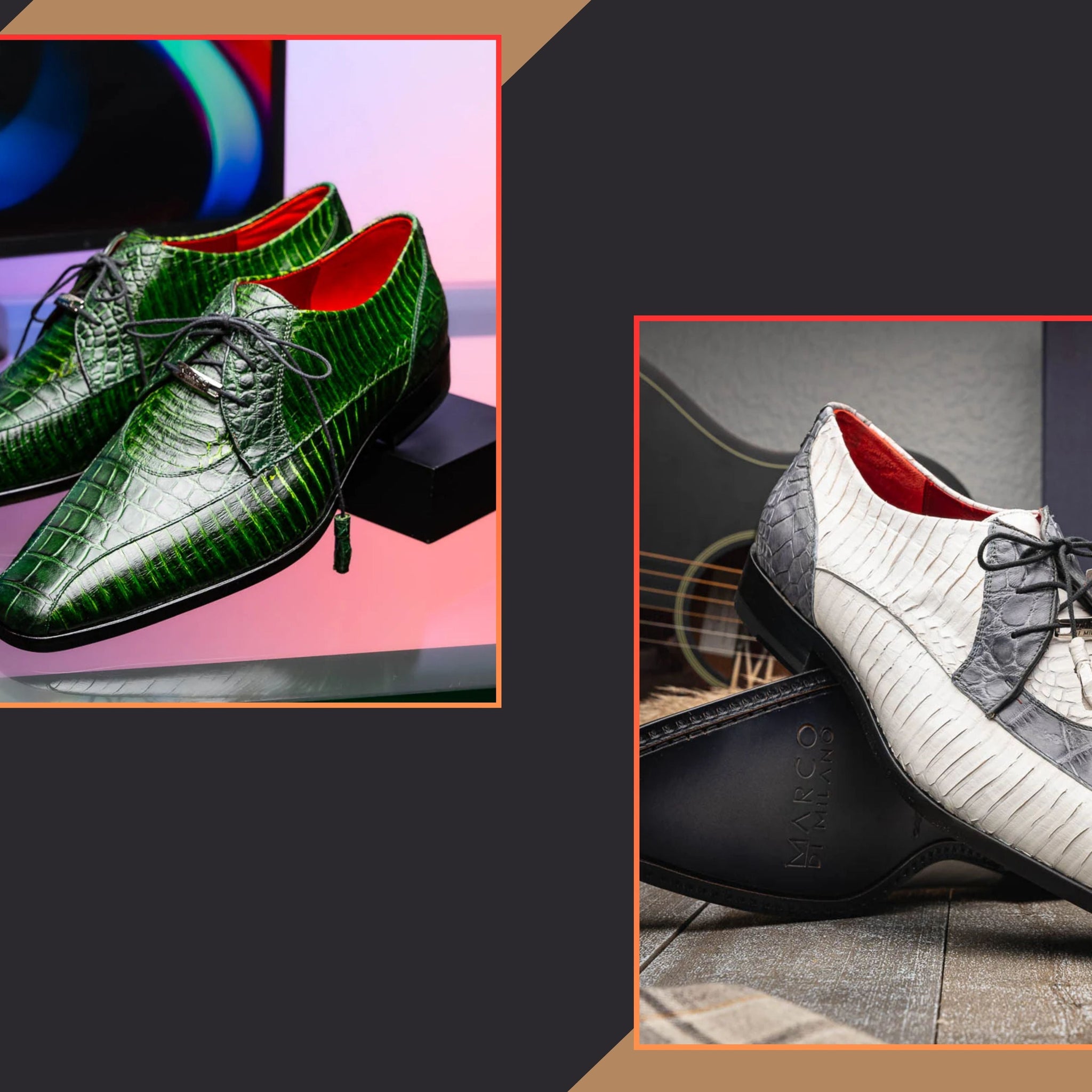 men's exotic skin shoes