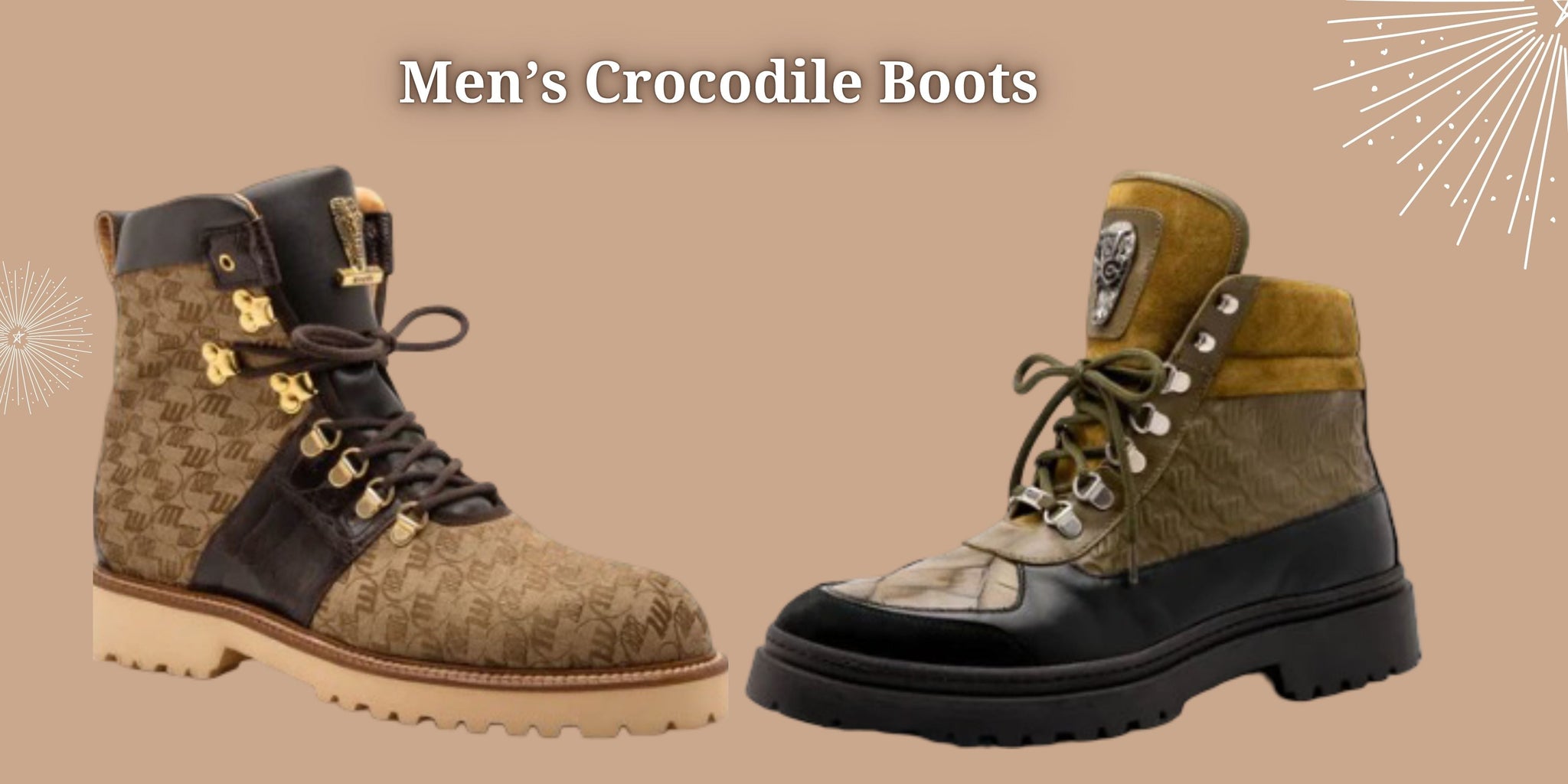 Men’s Crocodile Boots