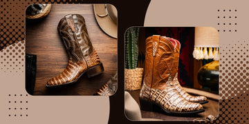 luxury exotic skin boots