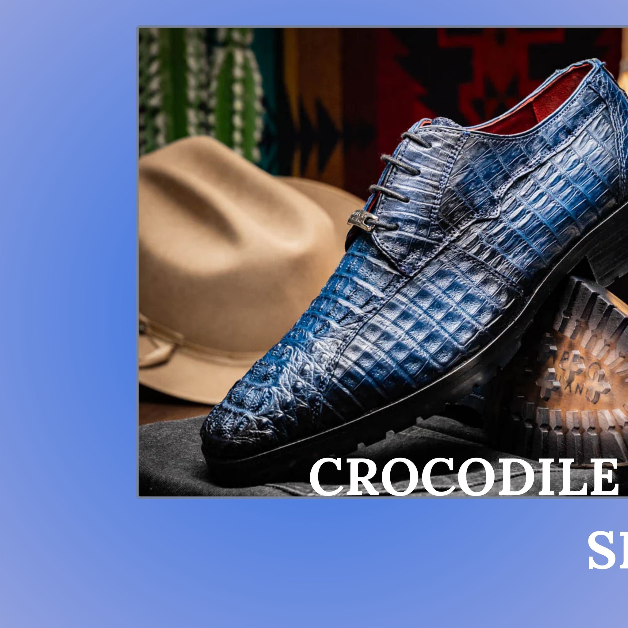 crocodile skin shoes