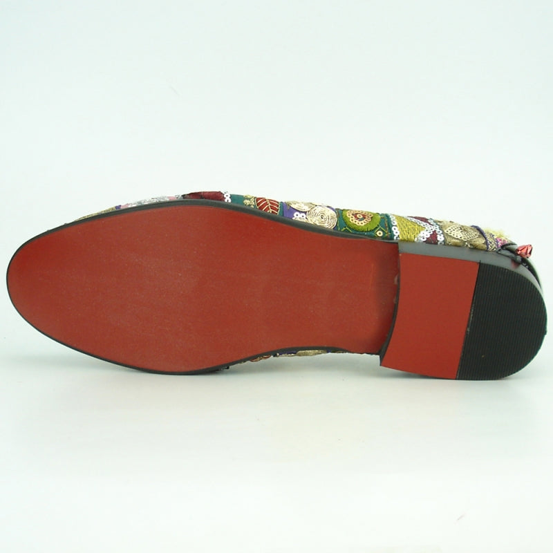 Fiesso FI-7228 Multi Color Loafers