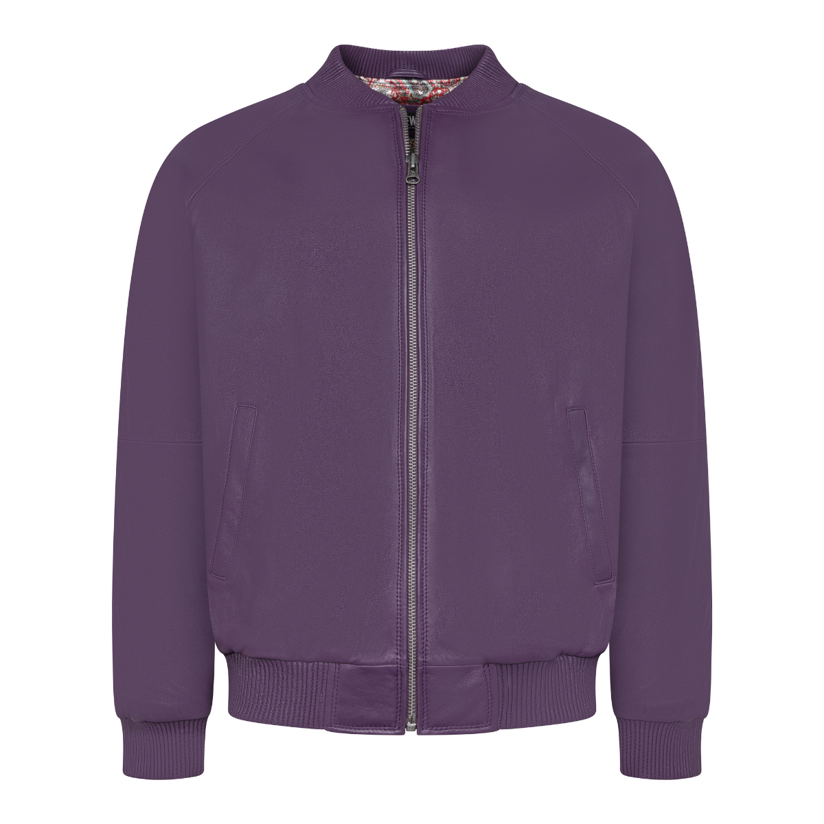 Jakewood 1051 Purple Genuine Lambskin Baseball Varsity Jacket
