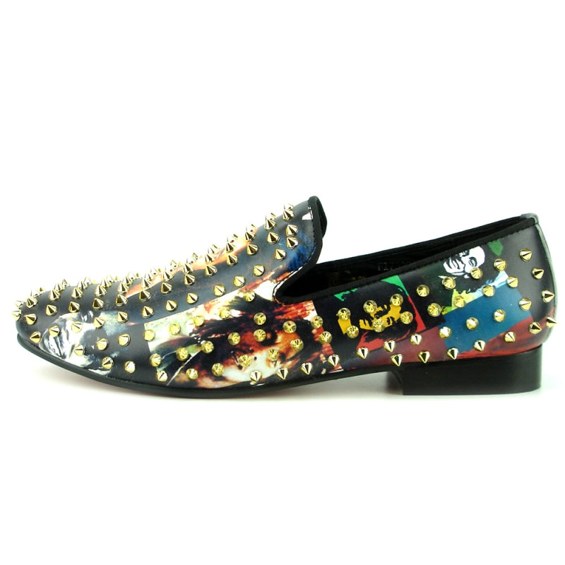 Fiesso FI-7338 Bob Print Loafers