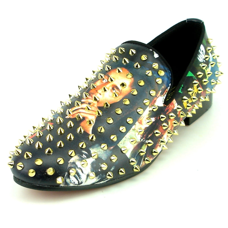 Fiesso FI-7338 Bob Print Loafers