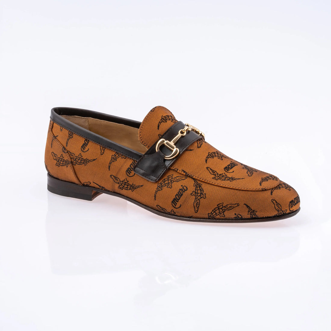 Mauri 1099/6 Copper/Sport Rust Genuine Trigator Fabric/Calf Leather Loafers