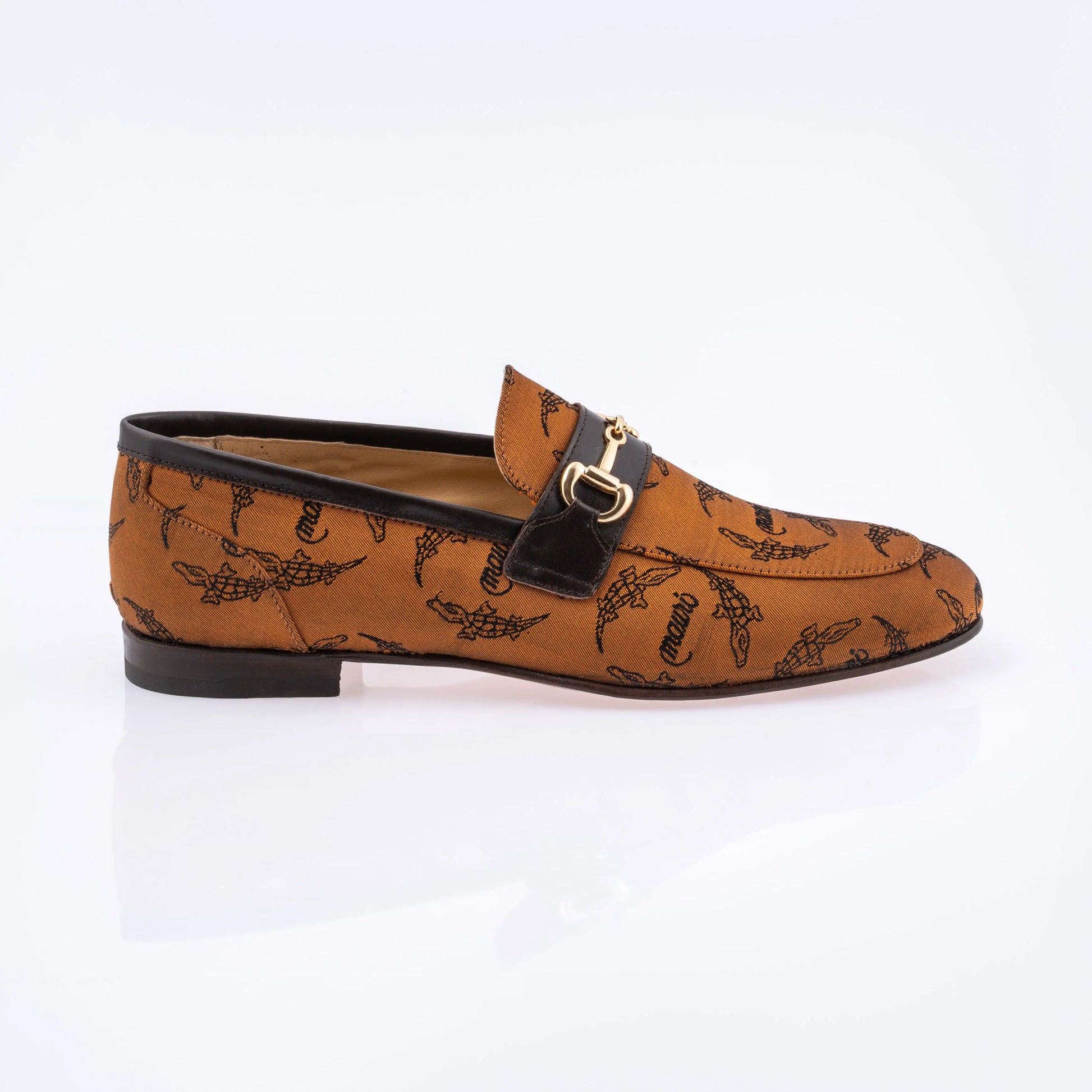 Mauri 1099/6 Copper/Sport Rust Genuine Trigator Fabric/Calf Leather Loafers