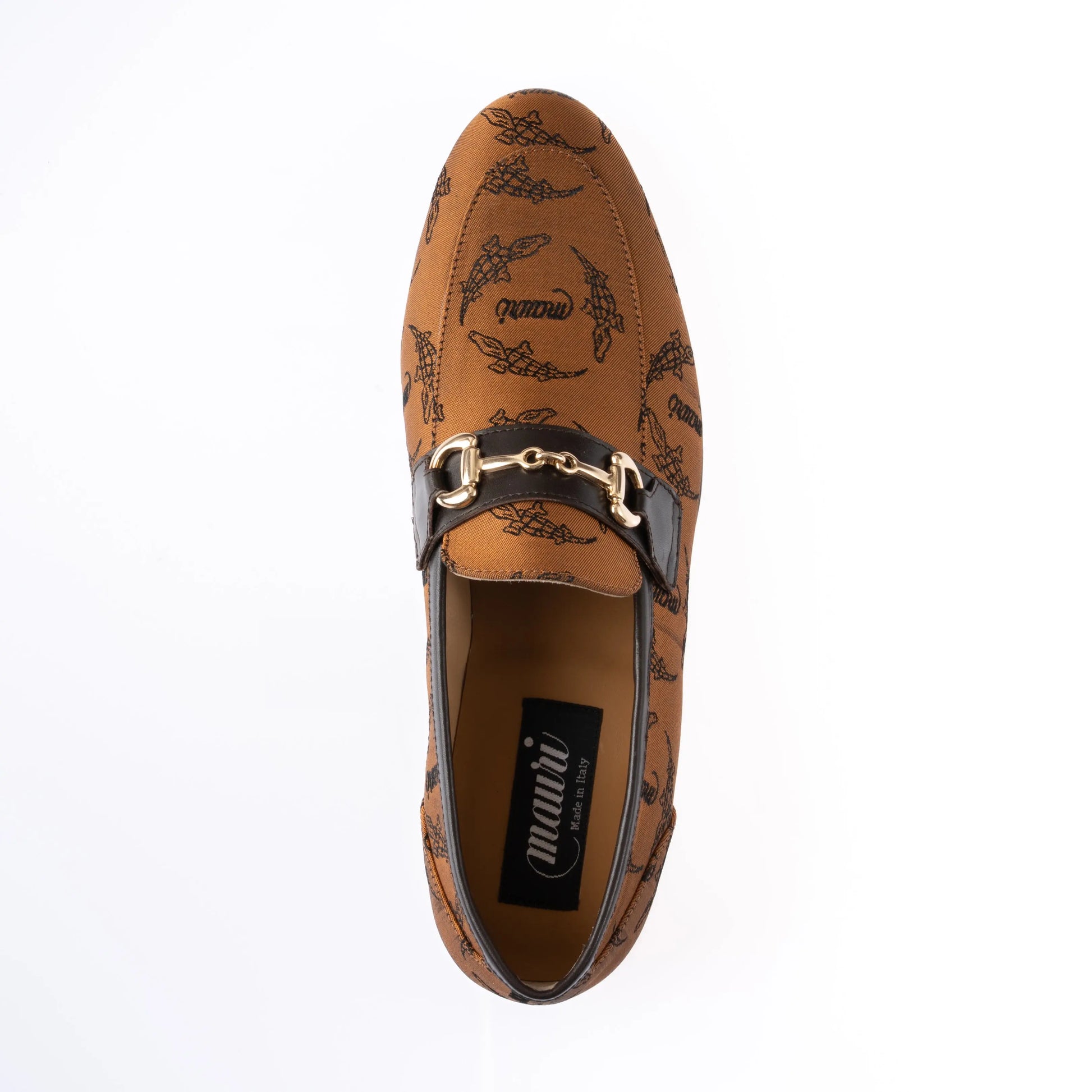 Mauri 1099/6 Copper/Sport Rust Genuine Trigator Fabric/Calf Leather Loafers