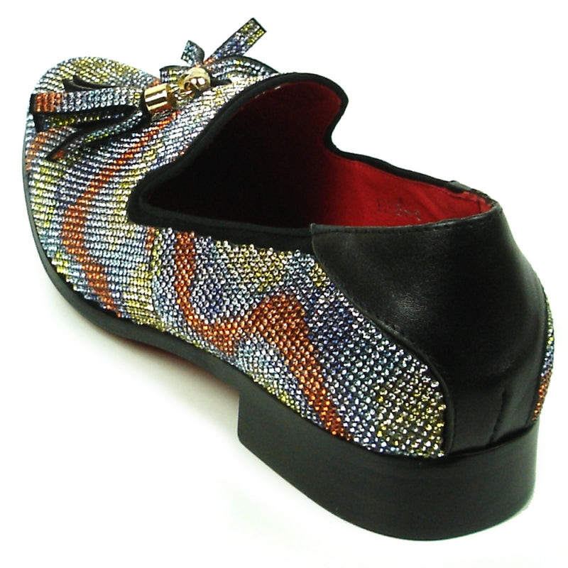 Fiesso FI-7390 Multi Color Loafers