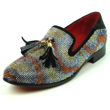 Fiesso FI-7390 Multi Color Loafers