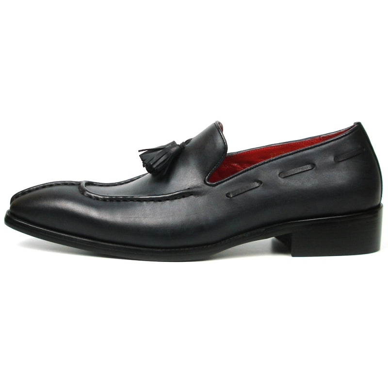 Fiesso FI-8701 Black Encore Loafers