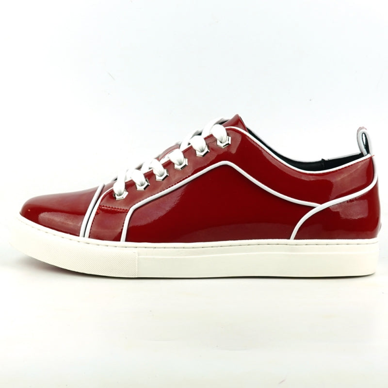 Fiesso FI-2415 Red Patent Leather Sneakers