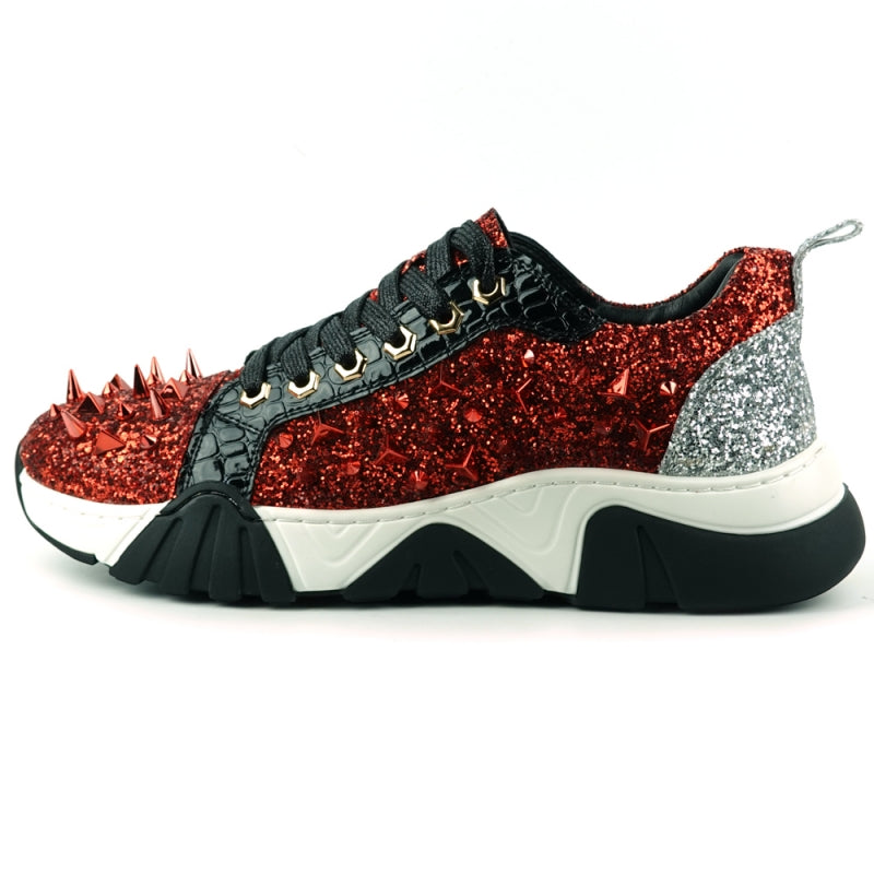 Fiesso FI-2406 Red Black Encore Sneakers