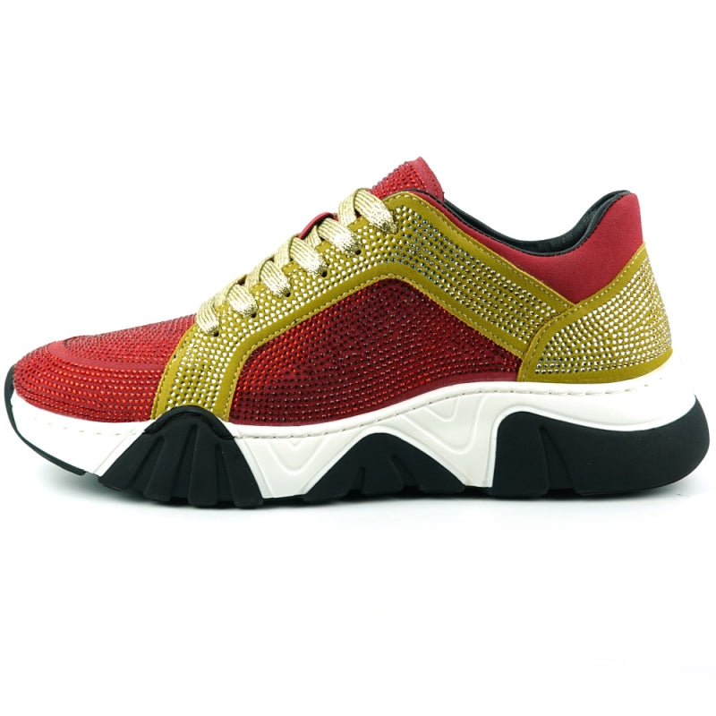 Fiesso FI-2407 Red Gold Encore Sneakers