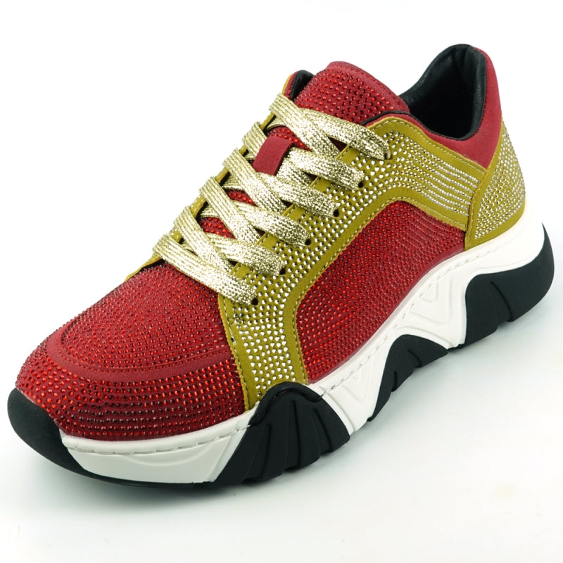 Fiesso FI-2407 Red Gold Encore Sneakers