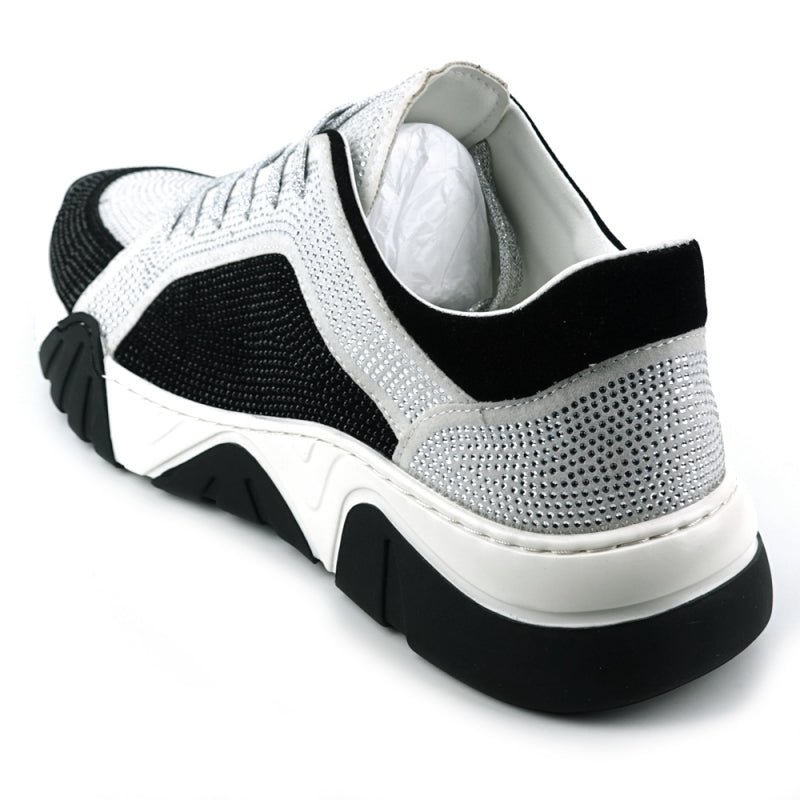 Fiesso FI-2407 White Black Encore Sneakers