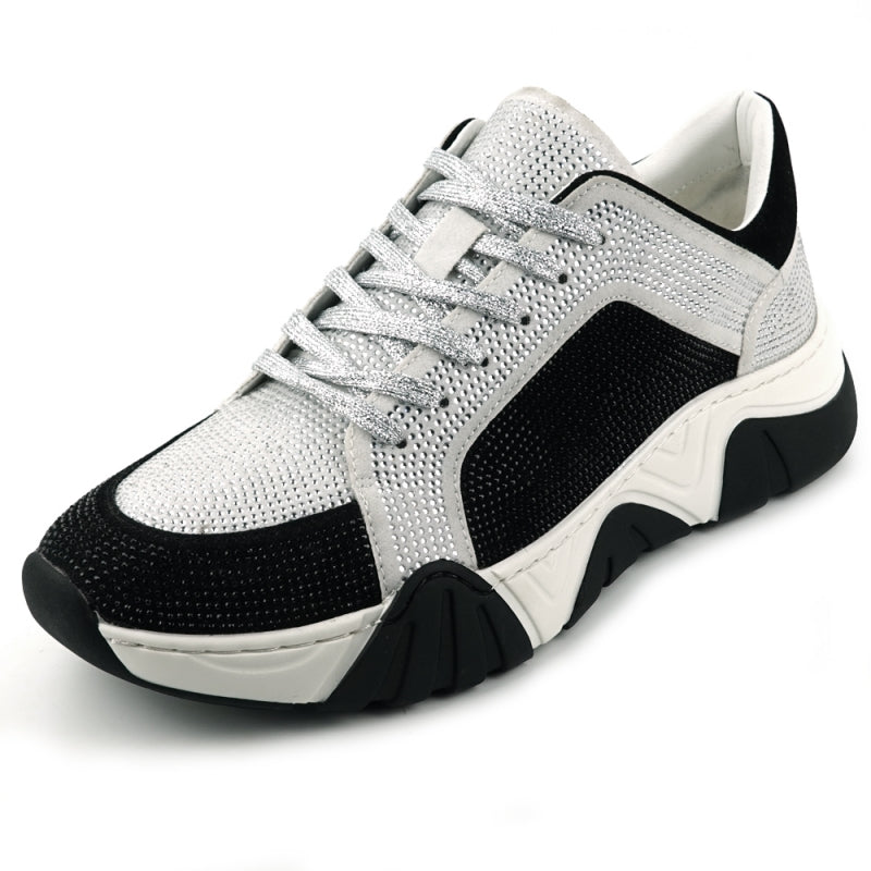 Fiesso FI-2407 White Black Encore Sneakers