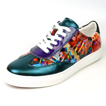 Fiesso FI-2431 MultiColor Lace up Low Cut Encore Sneakers