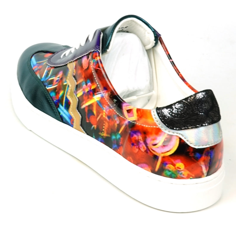 Fiesso FI-2431 MultiColor Lace up Low Cut Encore Sneakers