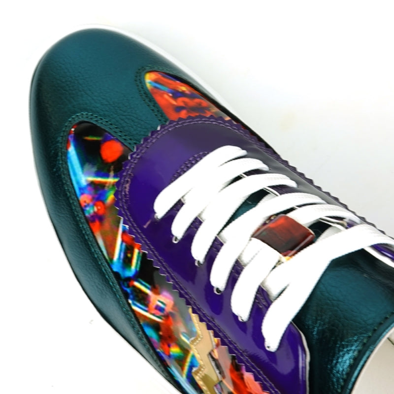 Fiesso FI-2431 MultiColor Lace up Low Cut Encore Sneakers