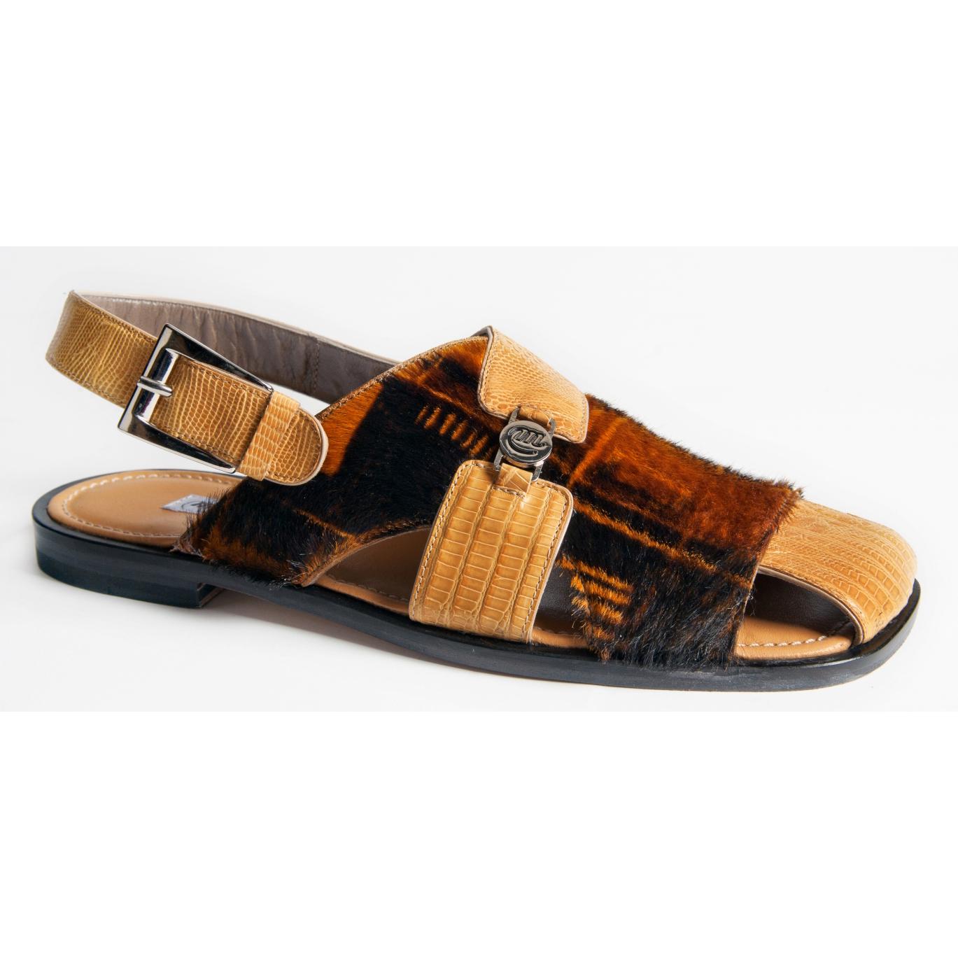 Mauri 1615/1 Light Rust Genuine Tejus/Pony Sandals