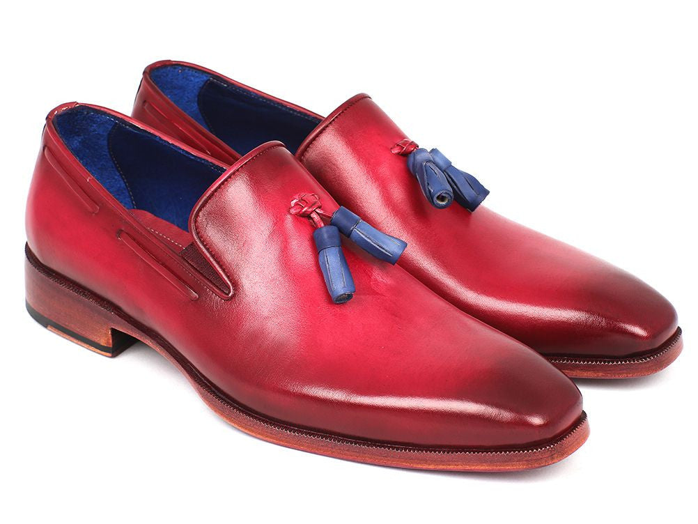 Paul Parkman Men's Tassel Loafer Burgundy (ID#5141BUR) PAUL PARKMAN