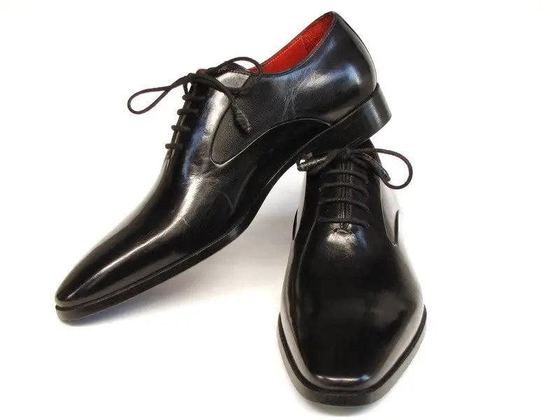 Paul Parkman Men's Black Plain Toe Calfskin Oxfords (ID#019-BLK) PAUL PARKMAN
