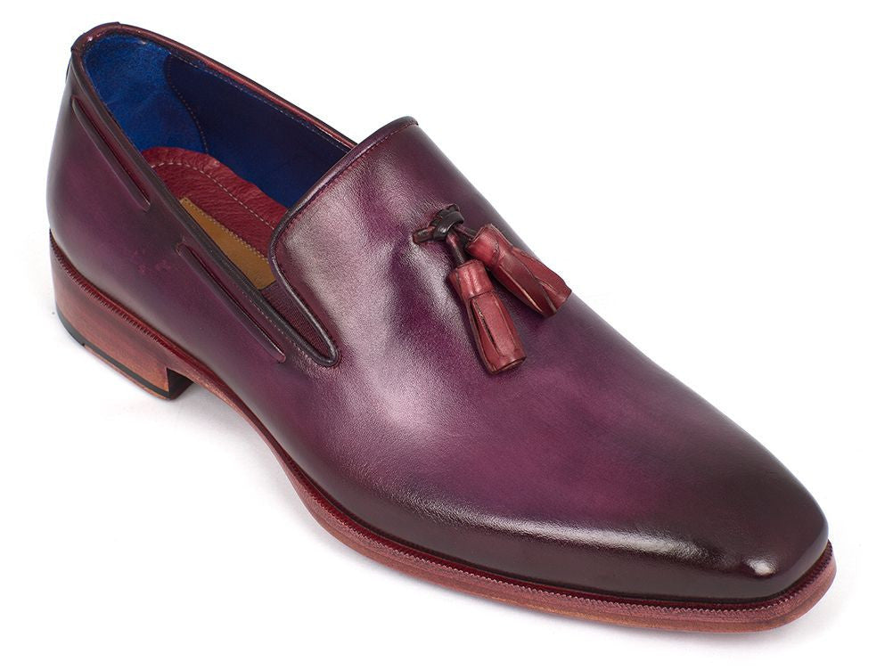 Paul Parkman Men's Tassel Loafer Purple (ID#5141PRP) PAUL PARKMAN