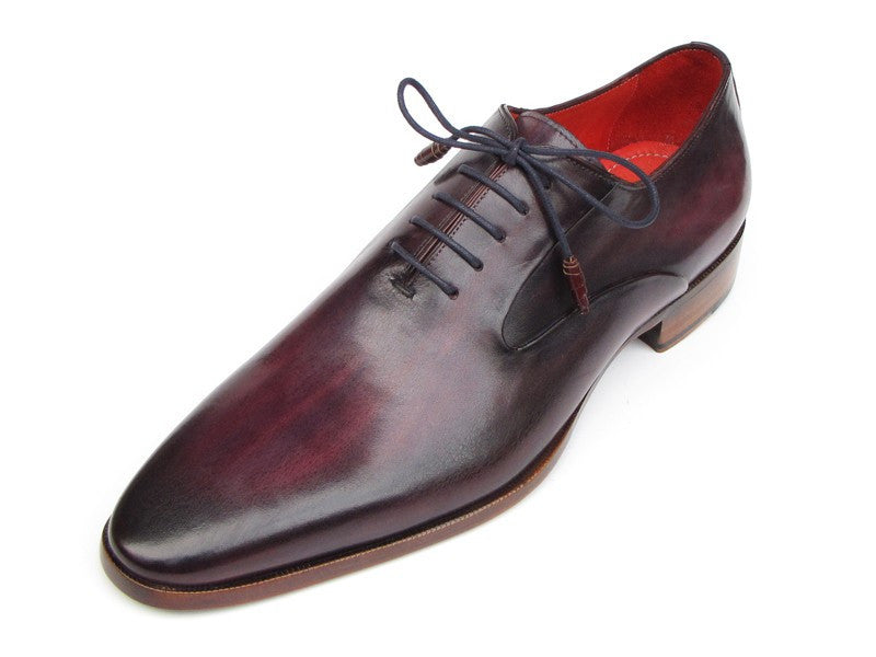 Paul Parkman Men's Plain Toe Oxfords Purple Shoes (ID#019-PURP) PAUL PARKMAN