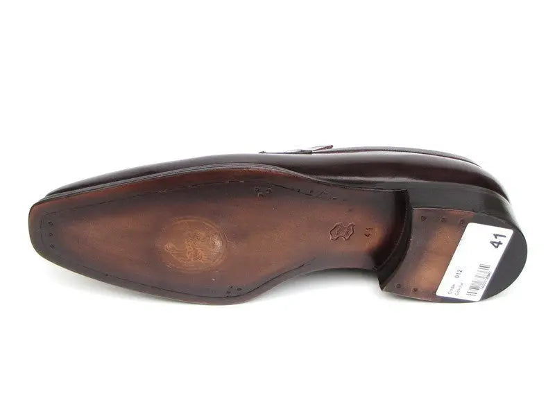 Paul Parkman Men's Bronze Hand-Painted Loafers (ID#012-BRNZ) PAUL PARKMAN