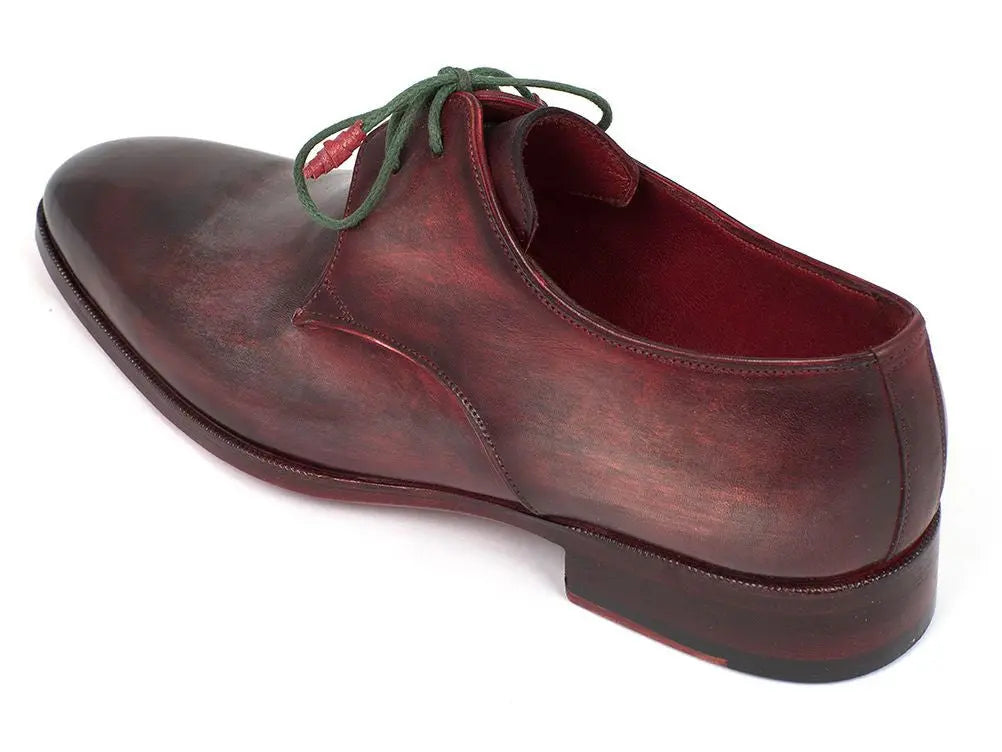 Paul Parkman Men's Mixed Color Hand-Painted Plain Toe Derby Shoes (ID#DB59MX) PAUL PARKMAN