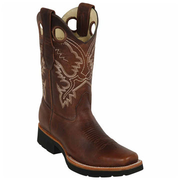 Los Altos 813E9940 Men's Walnut Genuine Rodeo Boots