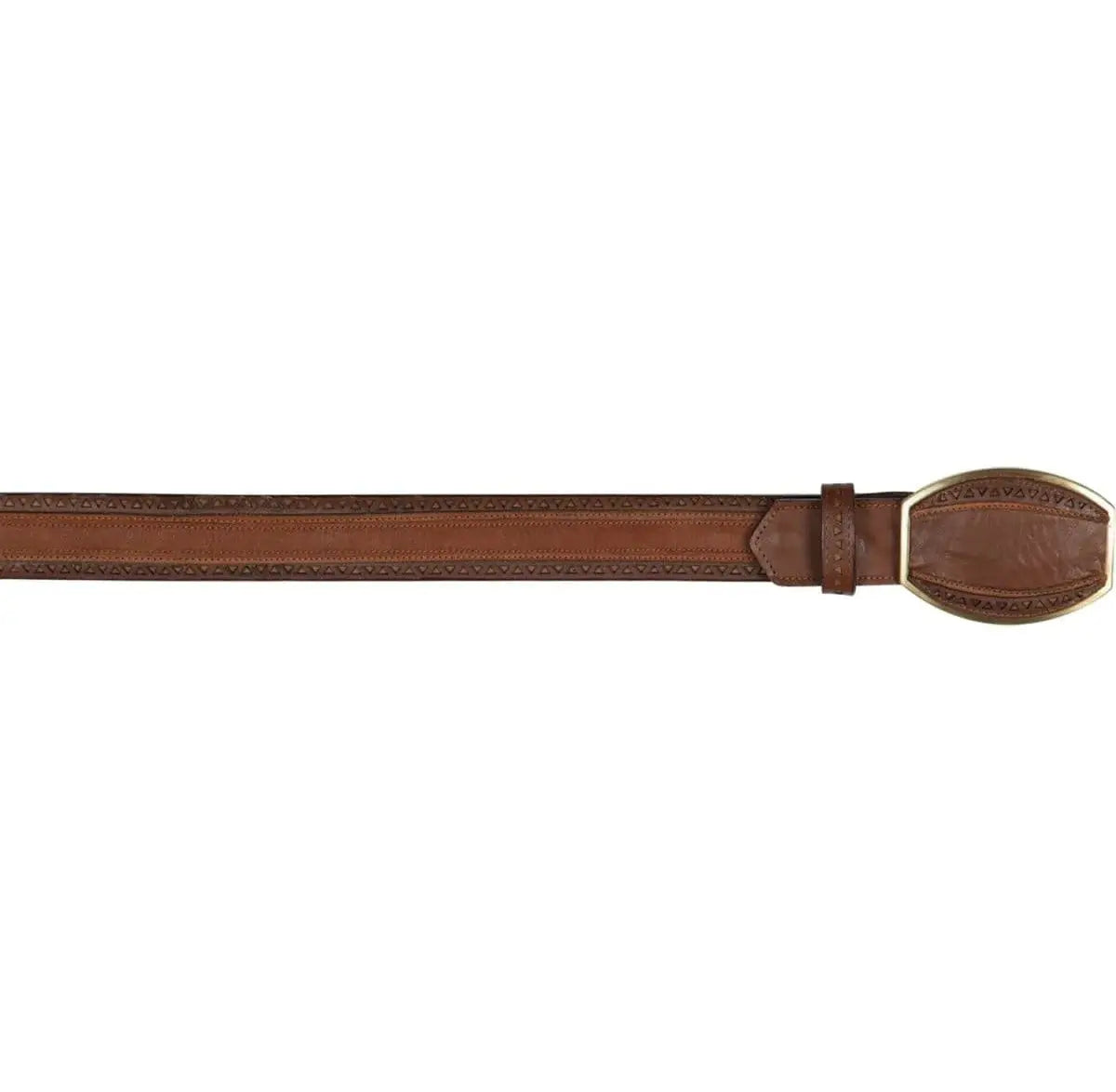 Los Altos C24U2107 Brown Genuine Belmont Belt