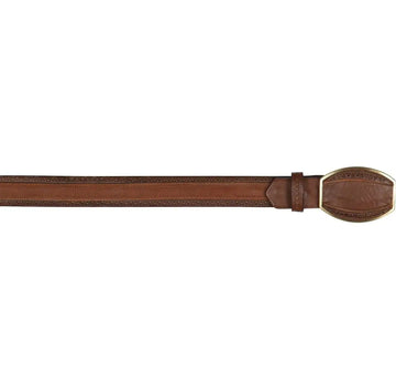 Los Altos C24U2107 Brown Genuine Belmont Belt
