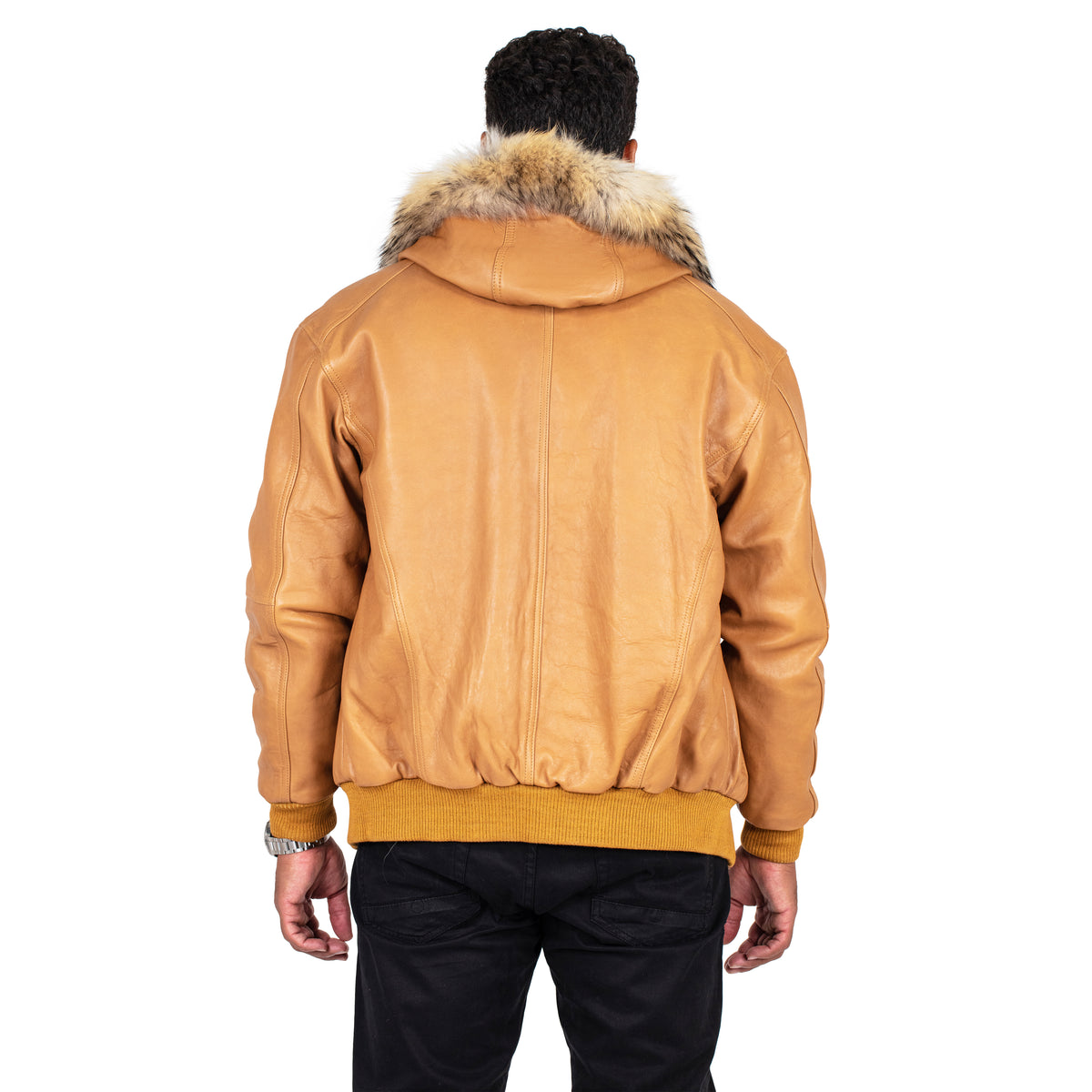 Jakewood 2066F Tan Genuine Lambskin Leather Jacket