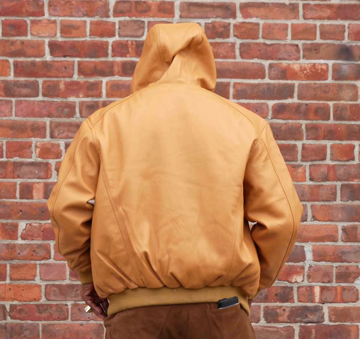 Jakewood 2066H Tan Genuine Lambskin Leather Jacket