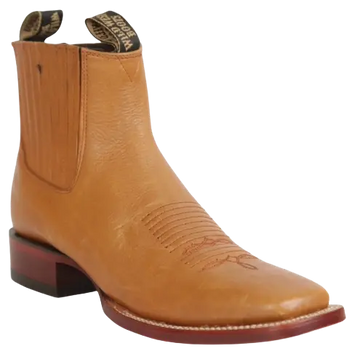 Wild West 282BM2151 Women's Honey Genuine Leather Ranch Toe Short Boots
