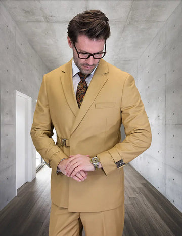 Statement Bolanzo Camel Super 200's Italian Wool Suit
