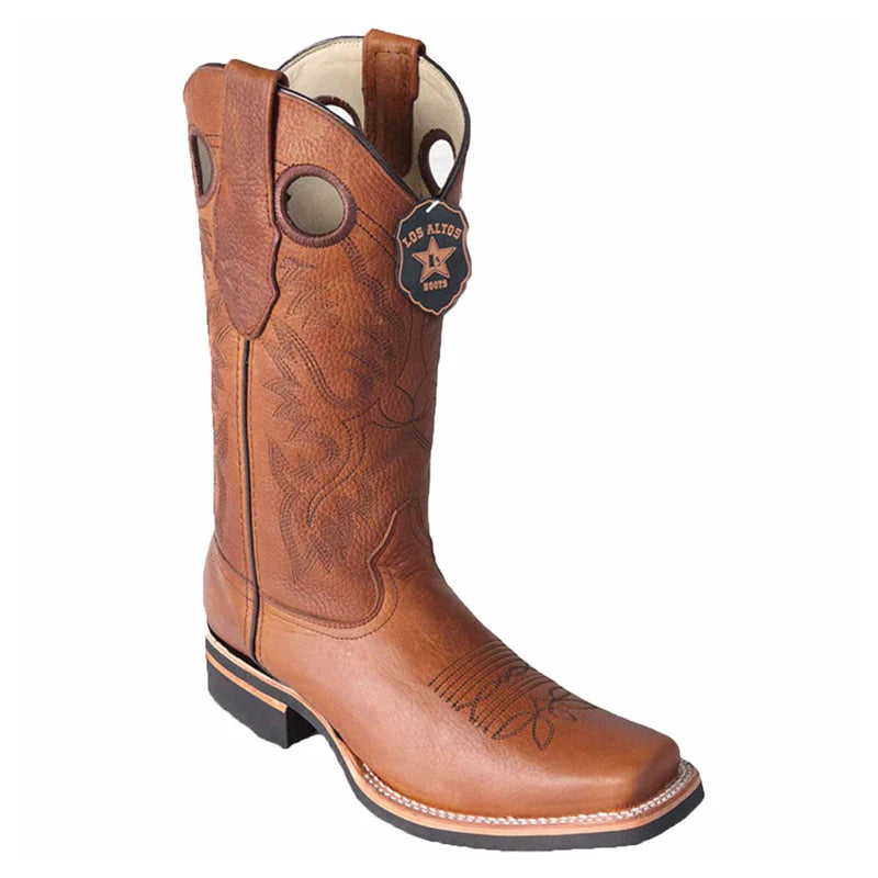 Los Altos 813E2751 Men's Honey Genuine Grisly Rodeo Boots