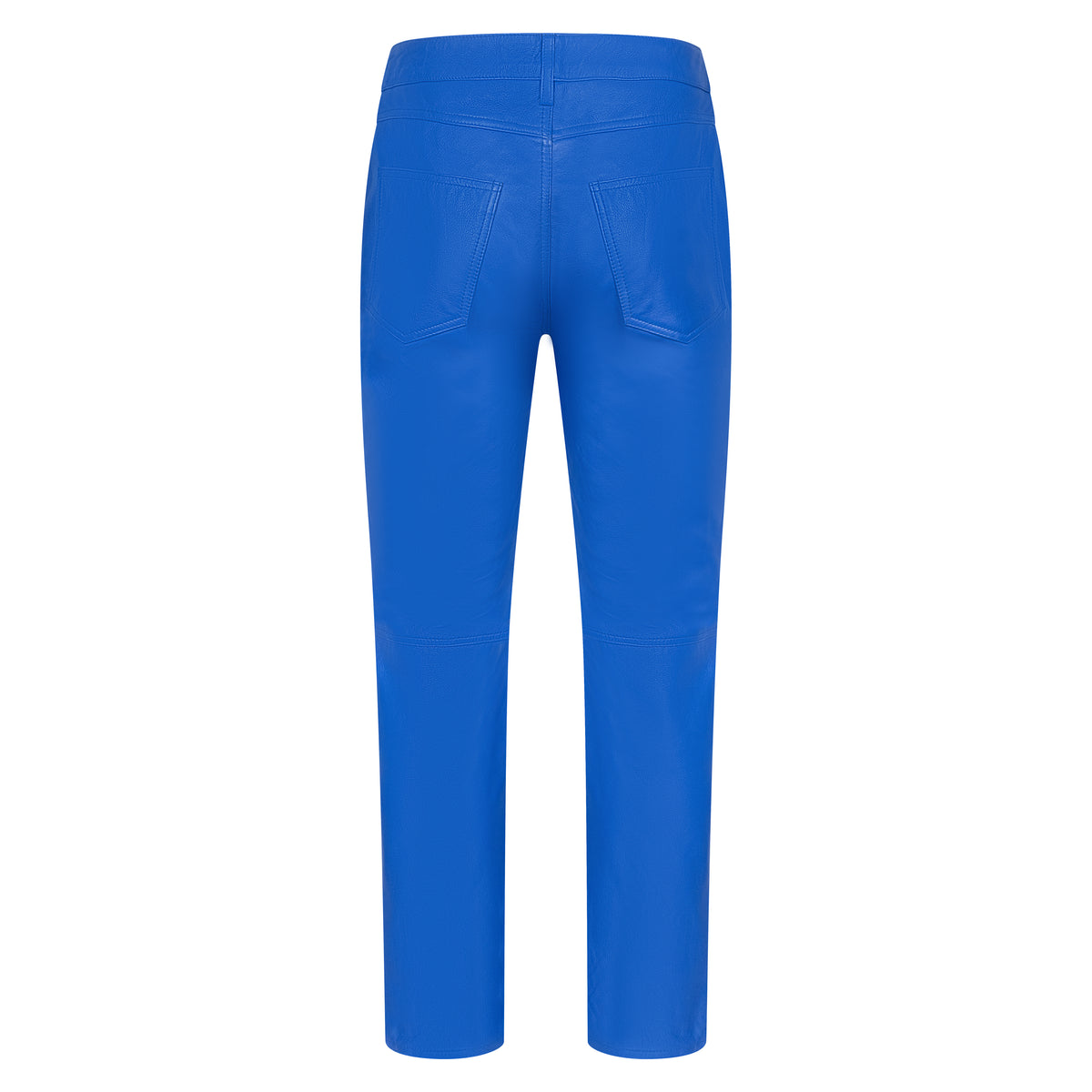 Jakewood 123 Royal Blue Genuine Lambskin Leather Shirt/Pants Set