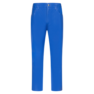 Jakewood 123 Royal Blue Genuine Lambskin Leather Pants