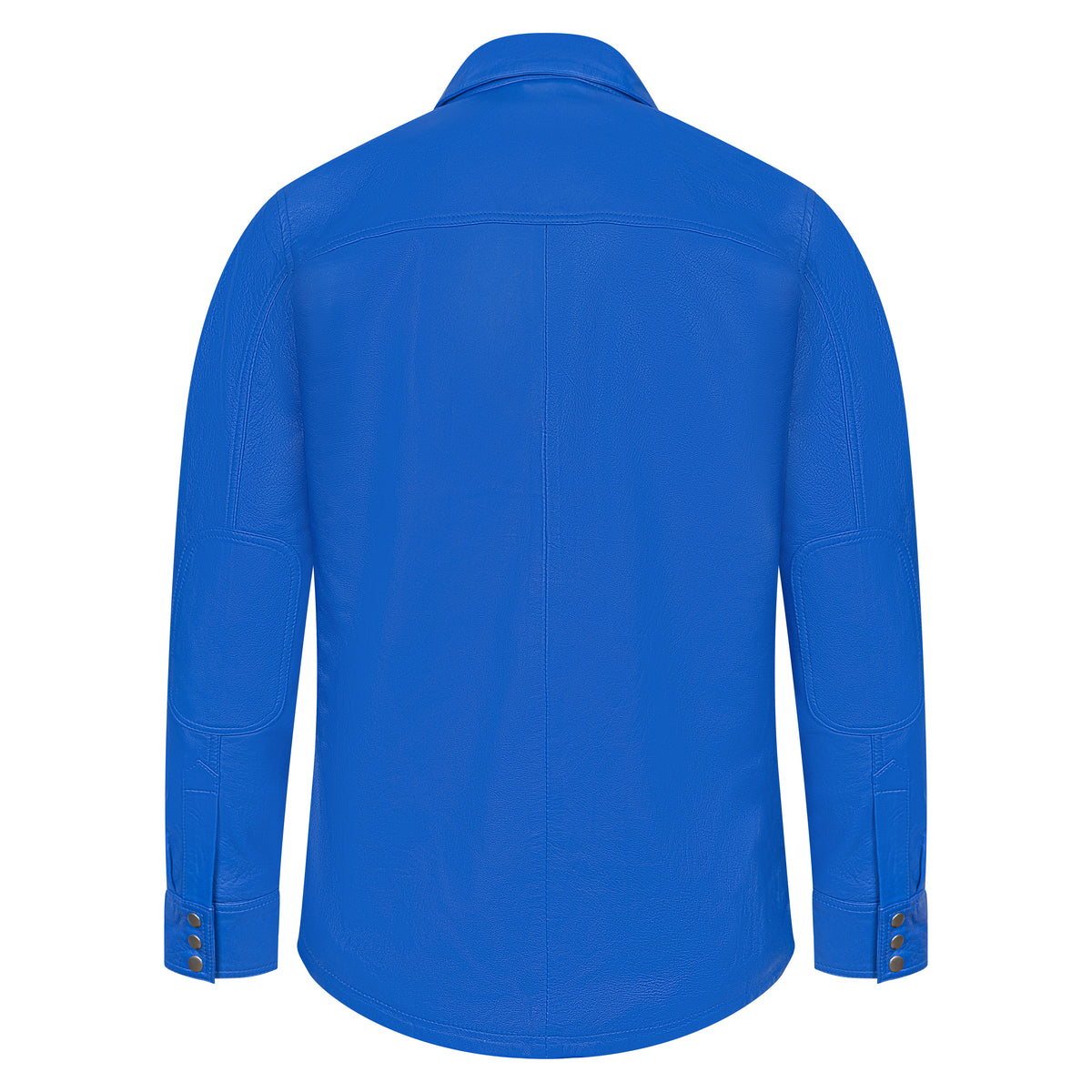 Jakewood 123 Royal Blue Genuine Lambskin Leather Shirt/Pants Set