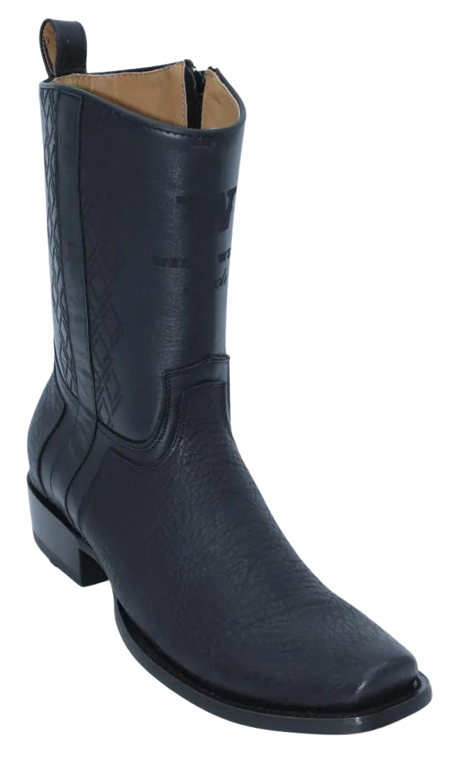 Wild West 274BH3105 Women's Black Genuine Leather Cutter Toe Dubai Boots