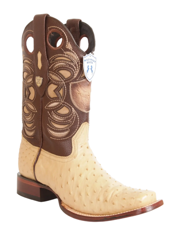 Wild West 28180311 Men's Oryx Genuine Ostrich Rodeo Toe Cowboy Boots