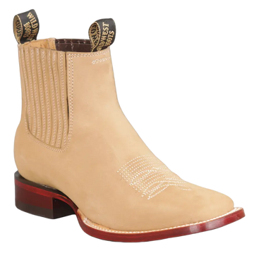 Wild West 282BM6311 Women's Oryx Genuine Leather Ranch Toe Short Boots