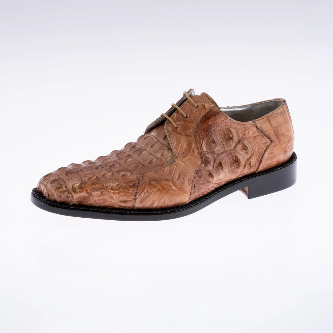 Mauri 2982/1 Cognac Genuine Hornback/Baby Crocodile Oxfords