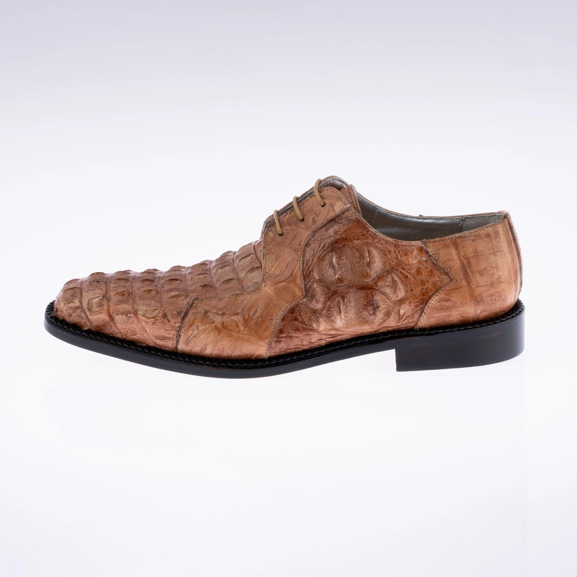 Mauri 2982/1 Cognac Genuine Hornback/Baby Crocodile Oxfords
