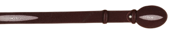 Wild West 2C111206 Burgundy Genuine Single Stone Stingray Cowboy Belt Suit Essence